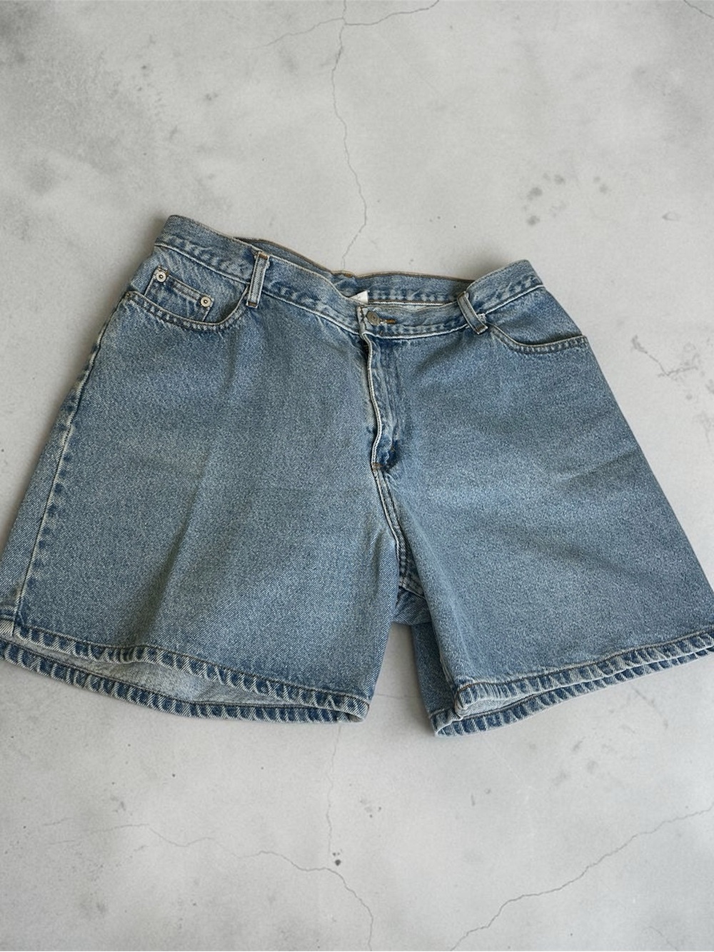 Vintage high waisted faded glory Light Blue Denim Women's Shorts